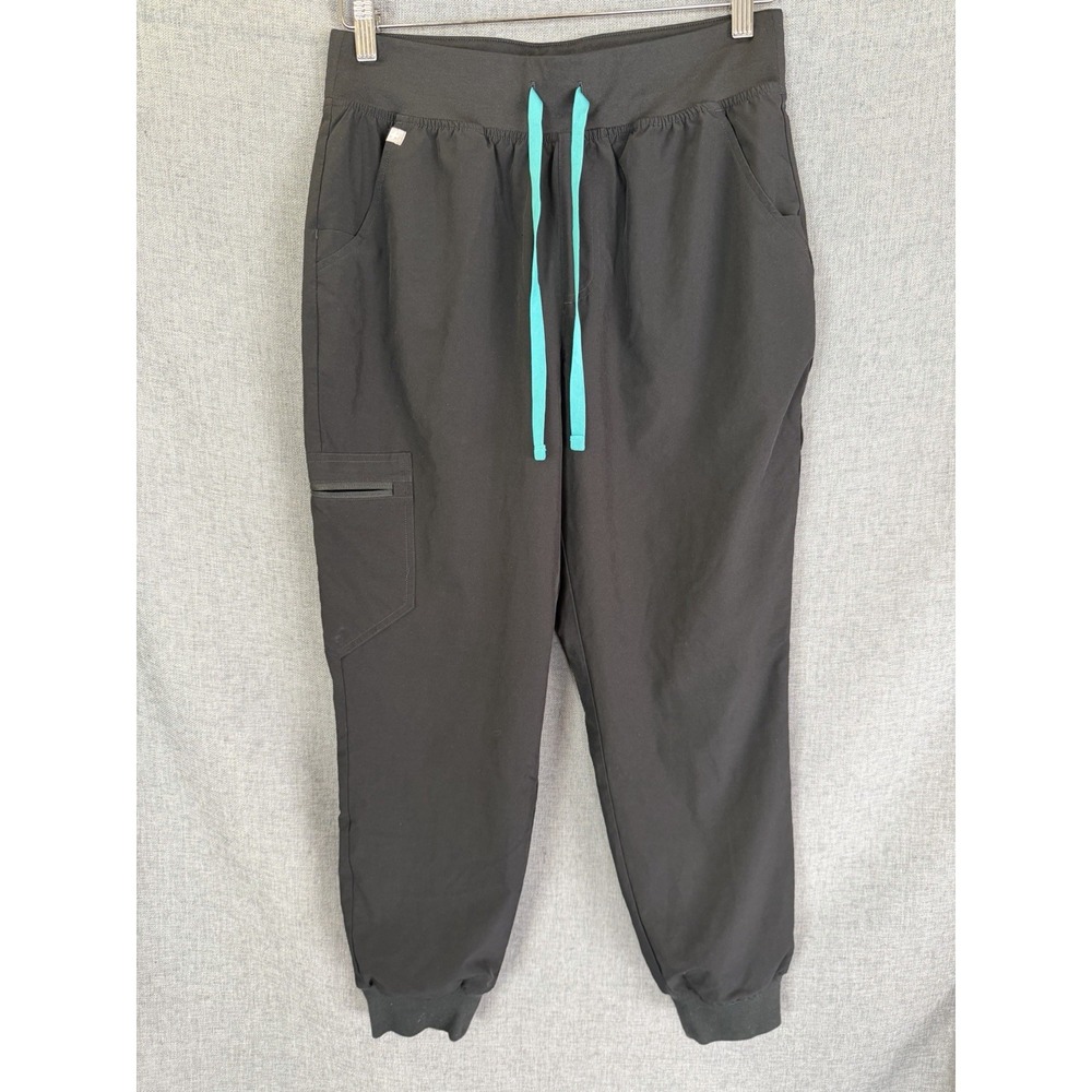 FIGS Technical Collection Zamora Freex Lined Jogger Scrub Pants Size M / P Black